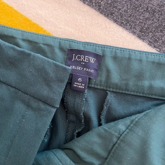 JCrew Kelsey pant - hunter green - size 6 - Picture 5 of 7